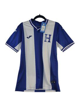 NEW Joma Honduras National Team Blue & White Striped Football Jersey Sz S